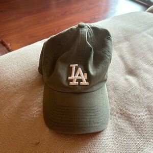 Los Angeles Dodgers Olive Green Adjustable Baseball Hat